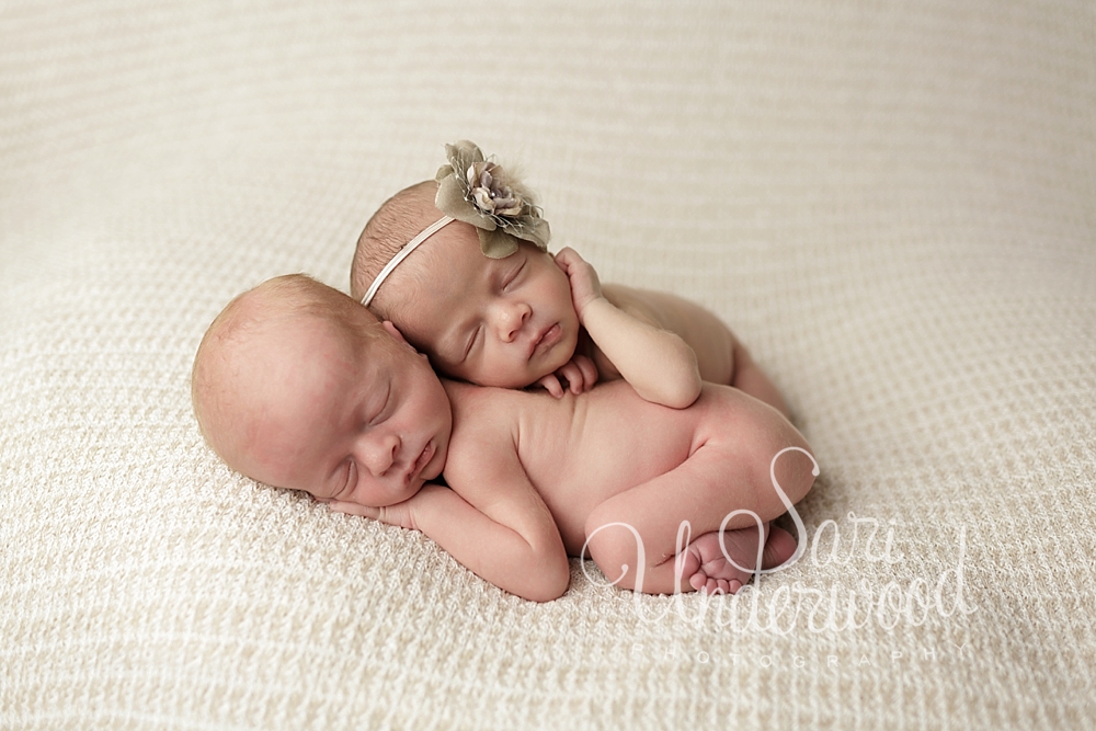 orlando florida newborn twin photography