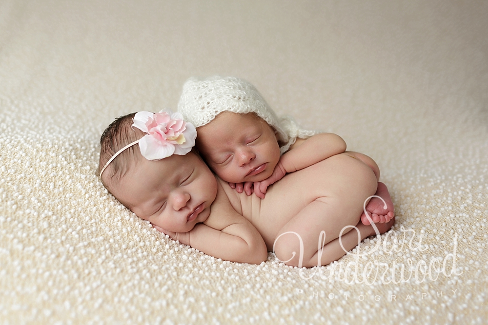 Orlando Florida Newborn Twin Photography