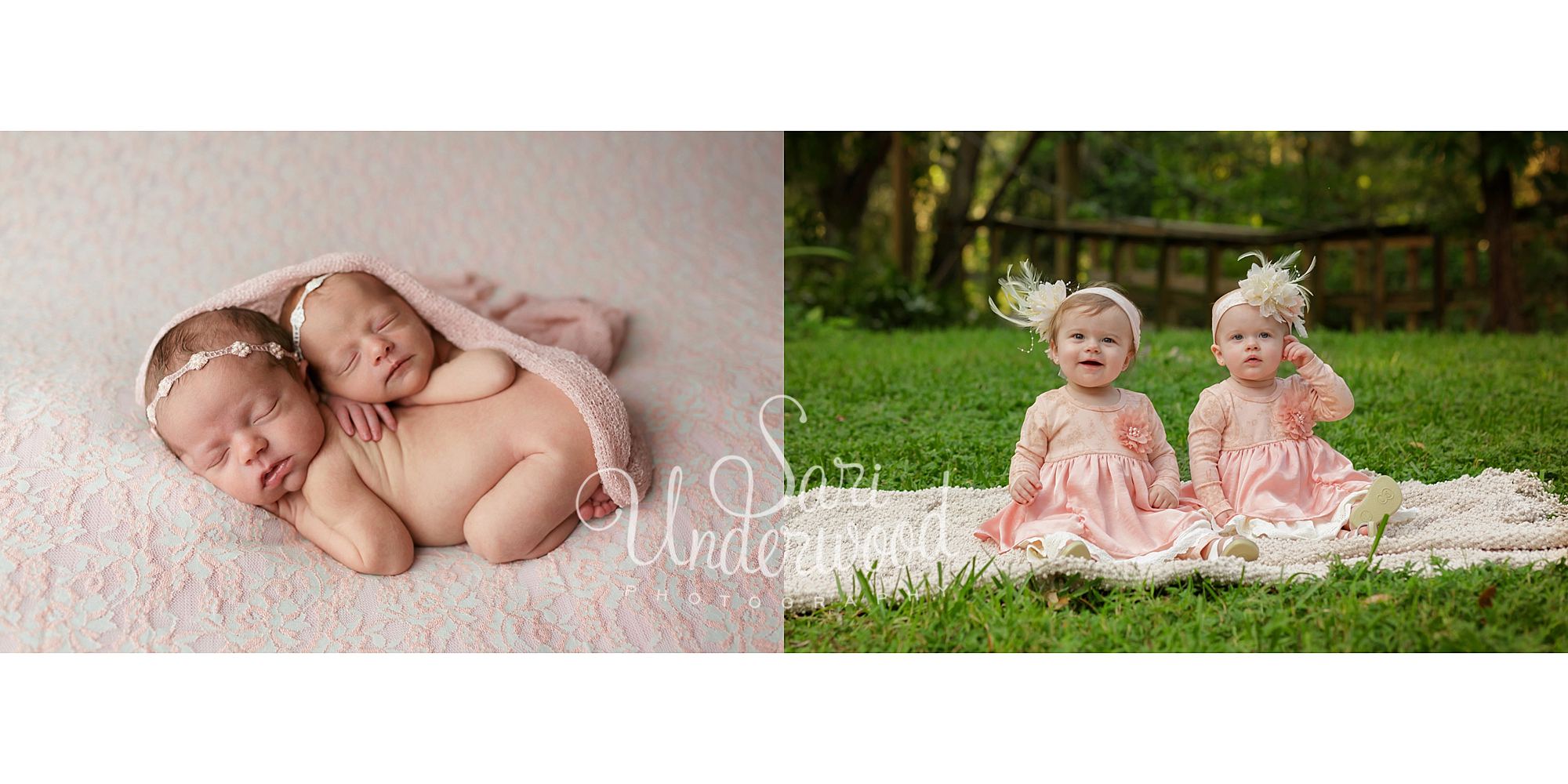 Orlando One Year Twin Photography | Vivien and Bindi turn One!