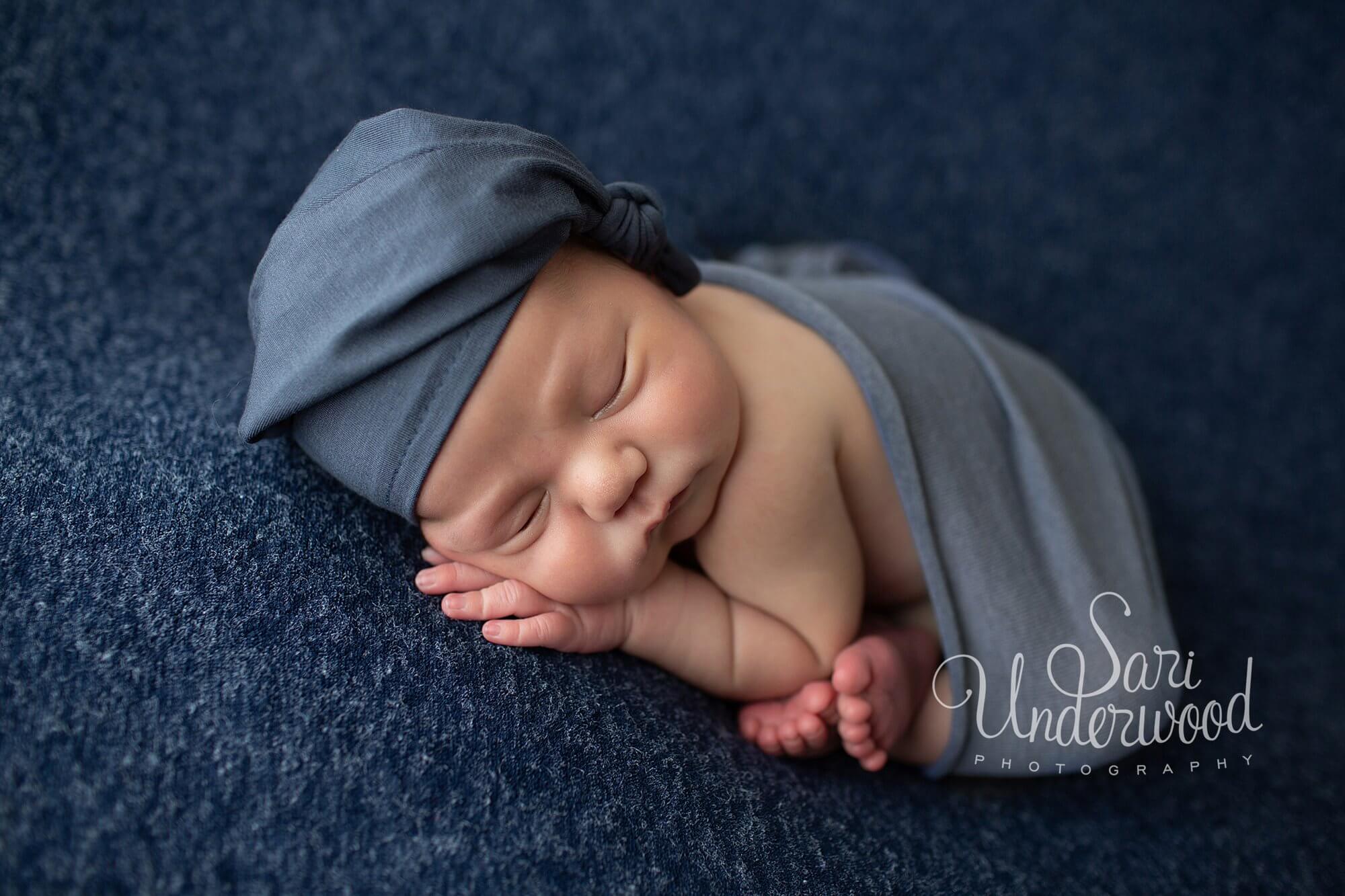 newborn baby boy portraits in orlando